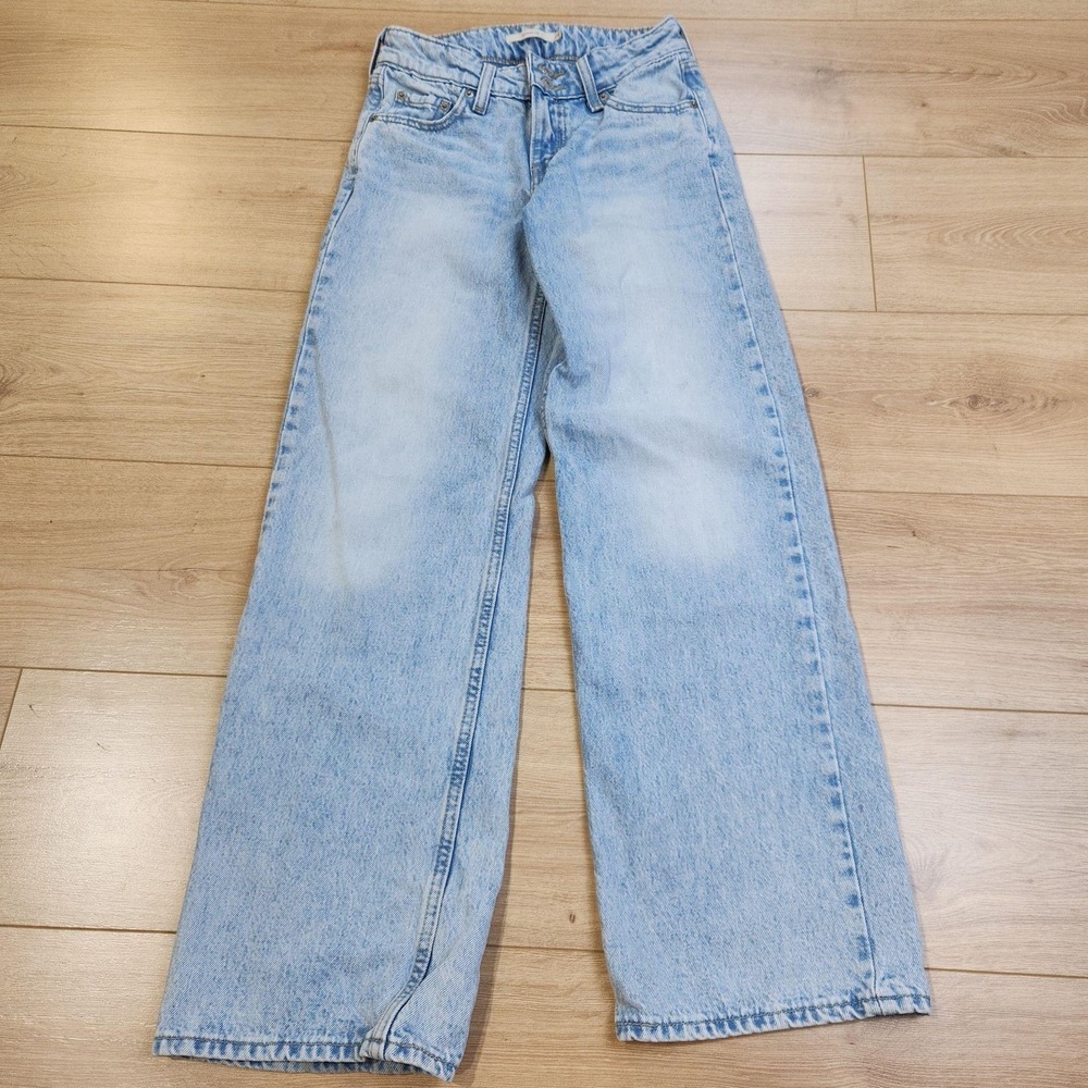 Levi's Light Blue Wide Leg Jeans